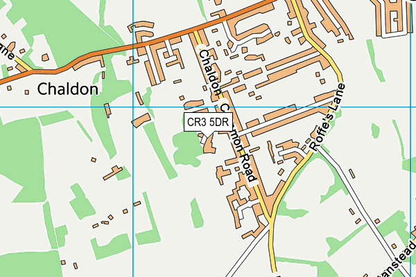 Map of BIRCHCROFT PARK RESIDENTS ASSOCIATION (CHALDON) LIMITED at district scale