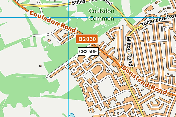 CR3 5GE map - OS VectorMap District (Ordnance Survey)