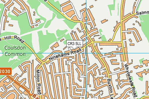 CR3 5LL map - OS VectorMap District (Ordnance Survey)