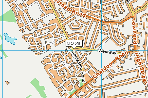 CR3 5NF map - OS VectorMap District (Ordnance Survey)