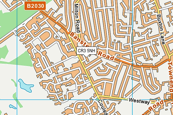 CR3 5NH map - OS VectorMap District (Ordnance Survey)