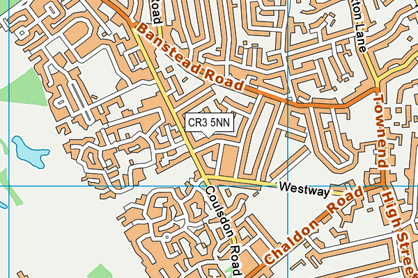 CR3 5NN map - OS VectorMap District (Ordnance Survey)