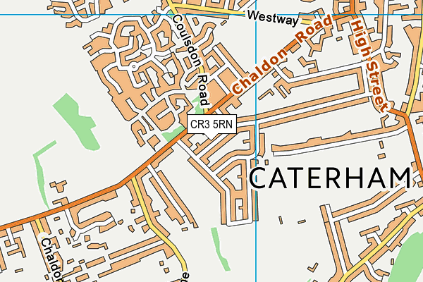 CR3 5RN map - OS VectorMap District (Ordnance Survey)