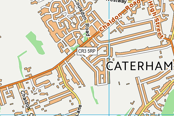 CR3 5RP map - OS VectorMap District (Ordnance Survey)