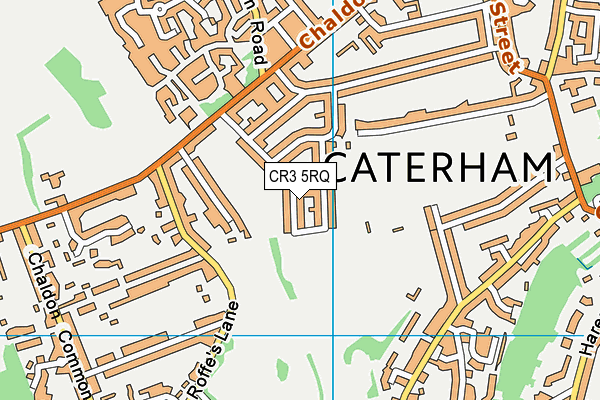 CR3 5RQ map - OS VectorMap District (Ordnance Survey)