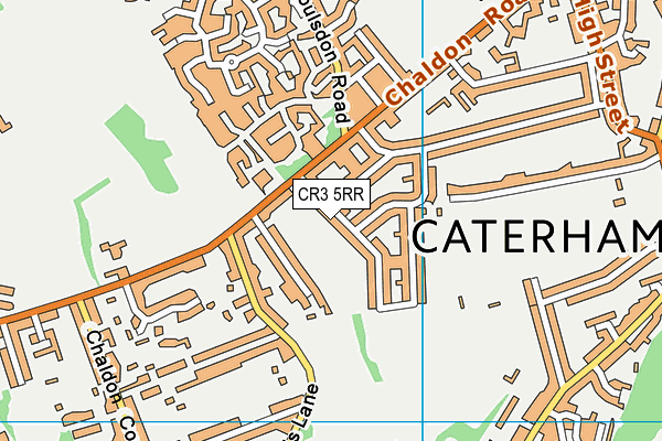 CR3 5RR map - OS VectorMap District (Ordnance Survey)