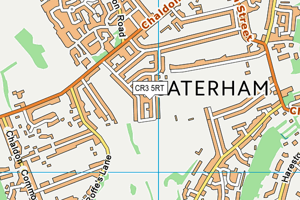 CR3 5RT map - OS VectorMap District (Ordnance Survey)