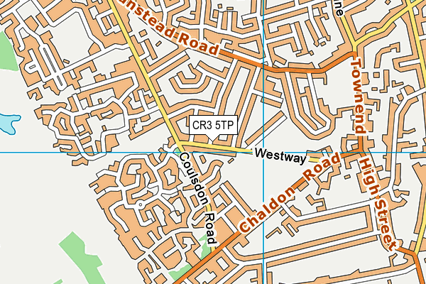 CR3 5TP map - OS VectorMap District (Ordnance Survey)