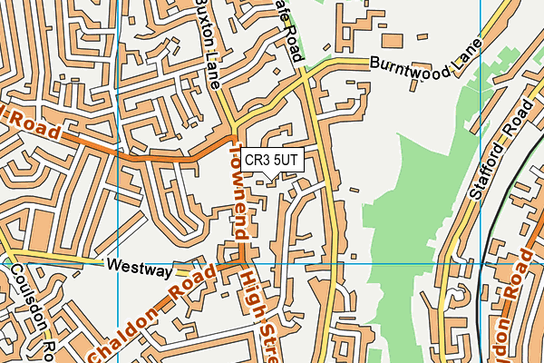 CR3 5UT map - OS VectorMap District (Ordnance Survey)