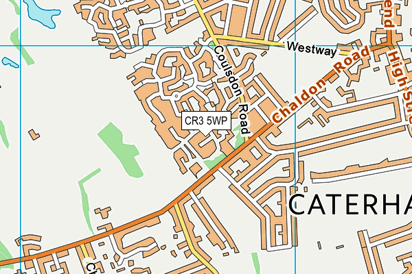 CR3 5WP map - OS VectorMap District (Ordnance Survey)