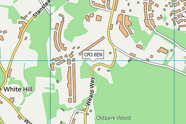 CR3 6EN map - OS VectorMap District (Ordnance Survey)