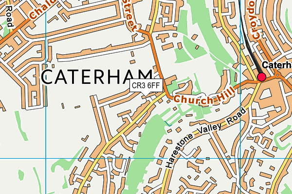 Map of CATERHAM COURT (RESIDENTS) LIMITED at district scale