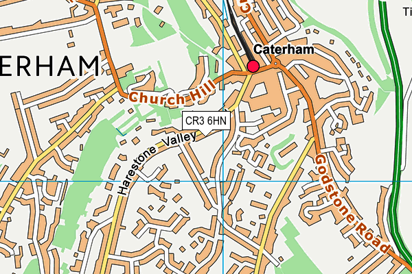 CR3 6HN map - OS VectorMap District (Ordnance Survey)