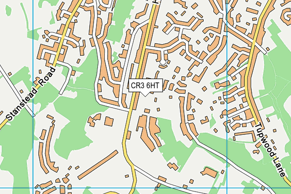 CR3 6HT map - OS VectorMap District (Ordnance Survey)