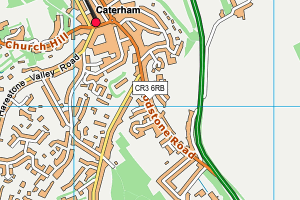 CR3 6RB map - OS VectorMap District (Ordnance Survey)