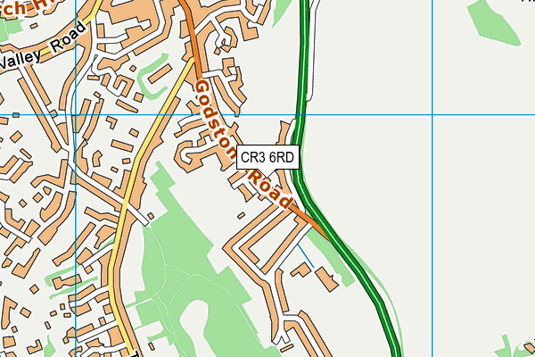 CR3 6RD map - OS VectorMap District (Ordnance Survey)