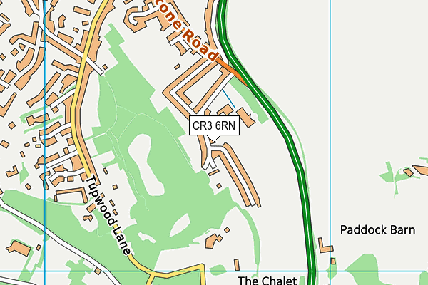 St John's C Of E Primary School map (CR3 6RN) - OS VectorMap District (Ordnance Survey)