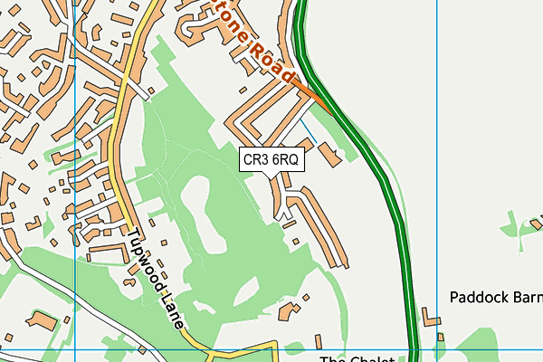 CR3 6RQ map - OS VectorMap District (Ordnance Survey)