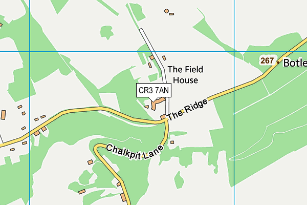 CR3 7AN map - OS VectorMap District (Ordnance Survey)