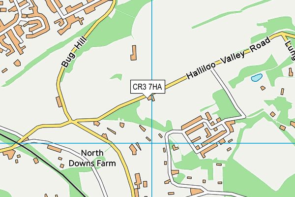 The Woldingham Golf Club map (CR3 7HA) - OS VectorMap District (Ordnance Survey)