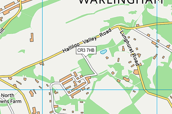 CR3 7HB map - OS VectorMap District (Ordnance Survey)