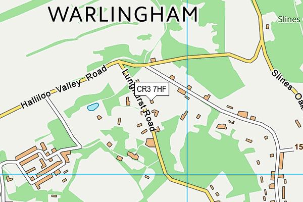 CR3 7HF map - OS VectorMap District (Ordnance Survey)