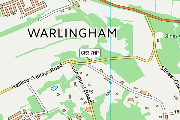 CR3 7HP map - OS VectorMap District (Ordnance Survey)