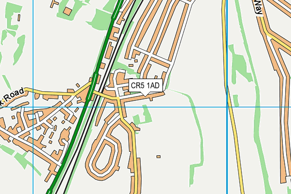 CR5 1AD map - OS VectorMap District (Ordnance Survey)