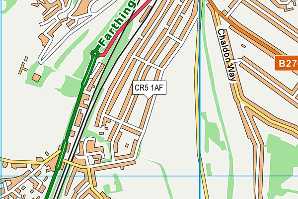 CR5 1AF map - OS VectorMap District (Ordnance Survey)