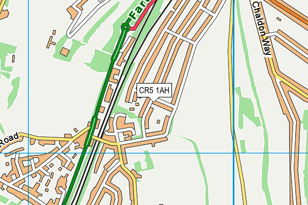 CR5 1AH map - OS VectorMap District (Ordnance Survey)