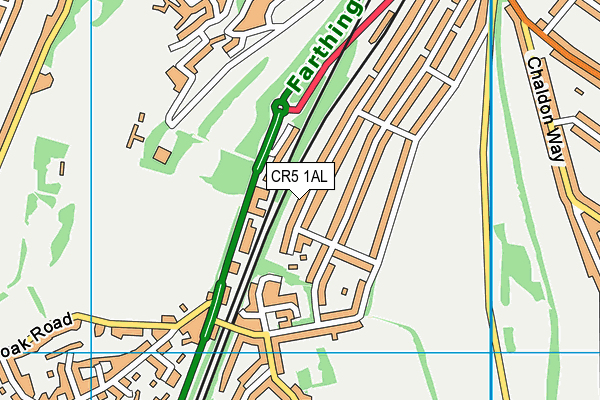 CR5 1AL map - OS VectorMap District (Ordnance Survey)