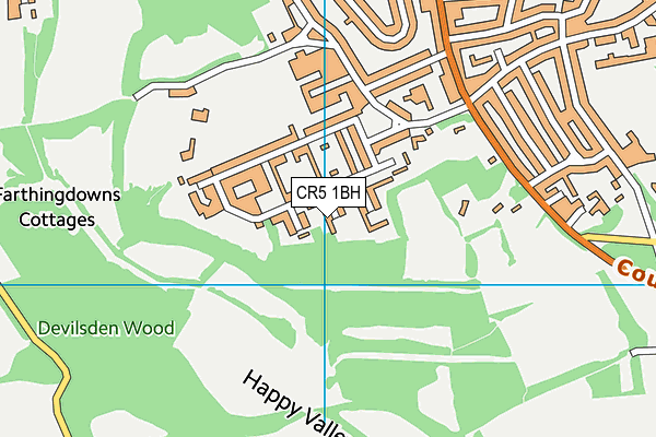 CR5 1BH map - OS VectorMap District (Ordnance Survey)