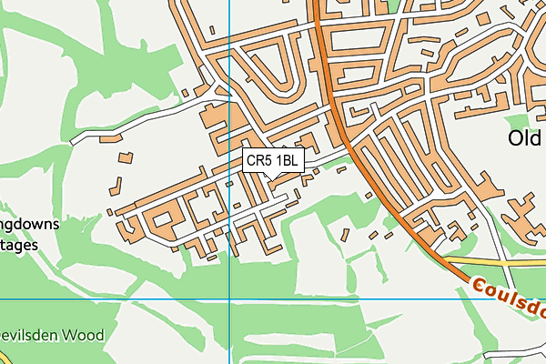 CR5 1BL map - OS VectorMap District (Ordnance Survey)