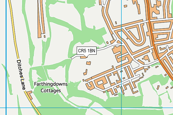 CR5 1BN map - OS VectorMap District (Ordnance Survey)