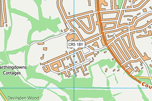 CR5 1BY map - OS VectorMap District (Ordnance Survey)