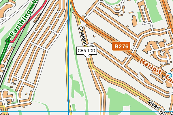 CR5 1DD map - OS VectorMap District (Ordnance Survey)