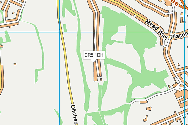 CR5 1DH map - OS VectorMap District (Ordnance Survey)