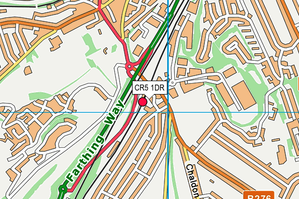 CR5 1DR map - OS VectorMap District (Ordnance Survey)