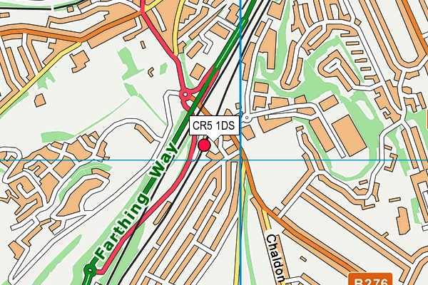 CR5 1DS map - OS VectorMap District (Ordnance Survey)