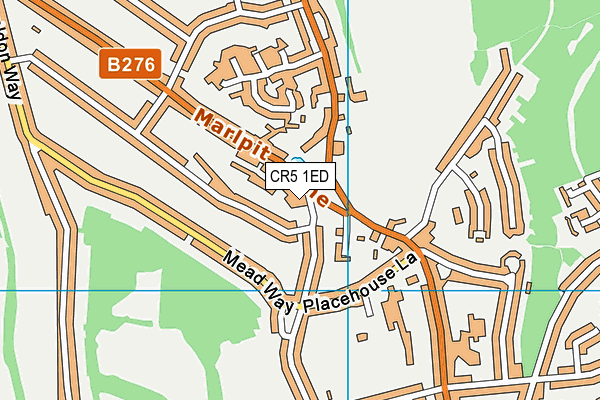 CR5 1ED map - OS VectorMap District (Ordnance Survey)
