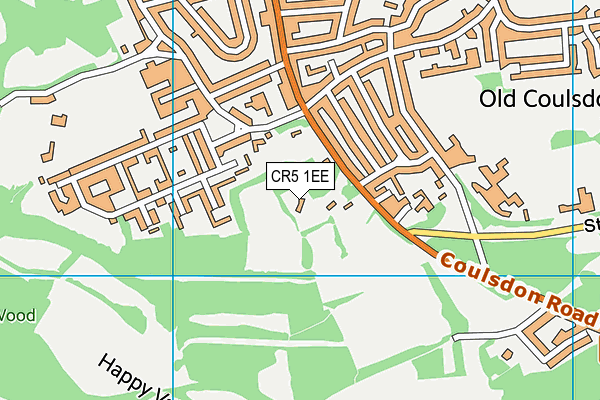 CR5 1EE map - OS VectorMap District (Ordnance Survey)