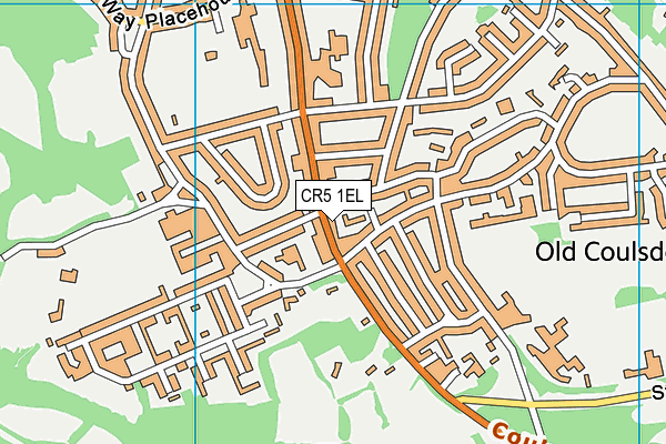 CR5 1EL map - OS VectorMap District (Ordnance Survey)