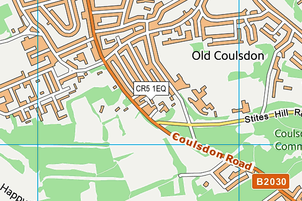 CR5 1EQ map - OS VectorMap District (Ordnance Survey)