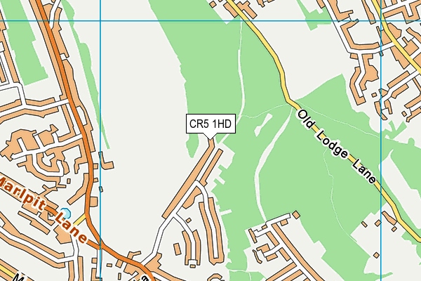 CR5 1HD map - OS VectorMap District (Ordnance Survey)