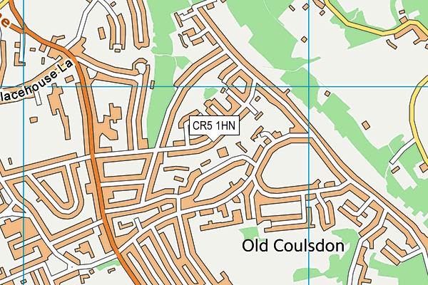 CR5 1HN map - OS VectorMap District (Ordnance Survey)