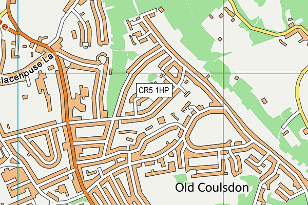 Keston Primary School map (CR5 1HP) - OS VectorMap District (Ordnance Survey)