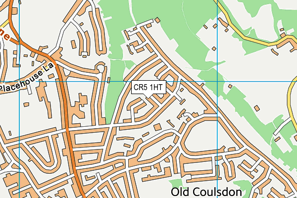 CR5 1HT map - OS VectorMap District (Ordnance Survey)