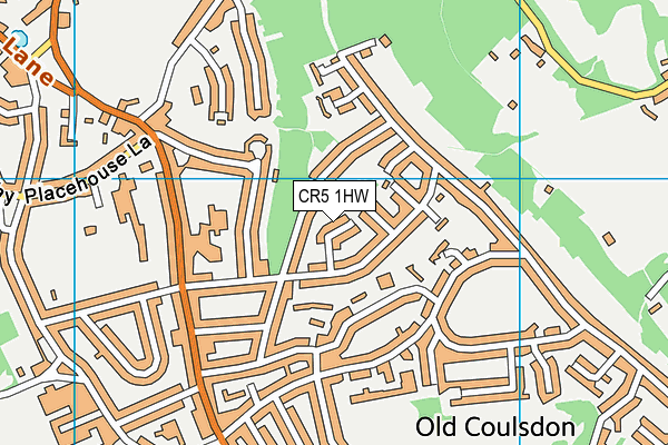 CR5 1HW map - OS VectorMap District (Ordnance Survey)
