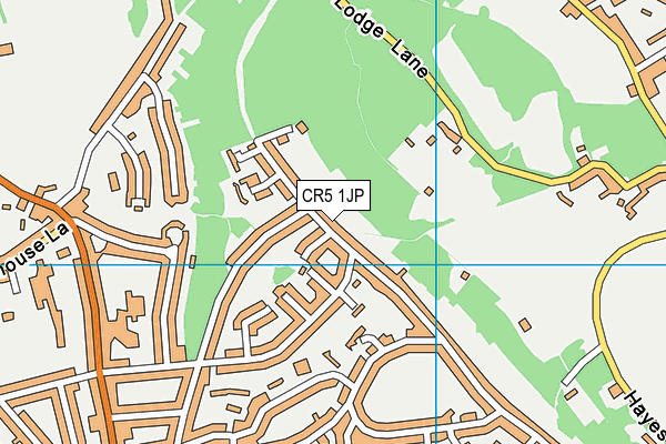 CR5 1JP map - OS VectorMap District (Ordnance Survey)