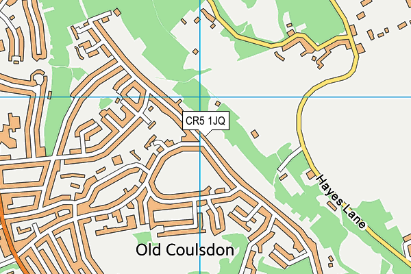 CR5 1JQ map - OS VectorMap District (Ordnance Survey)